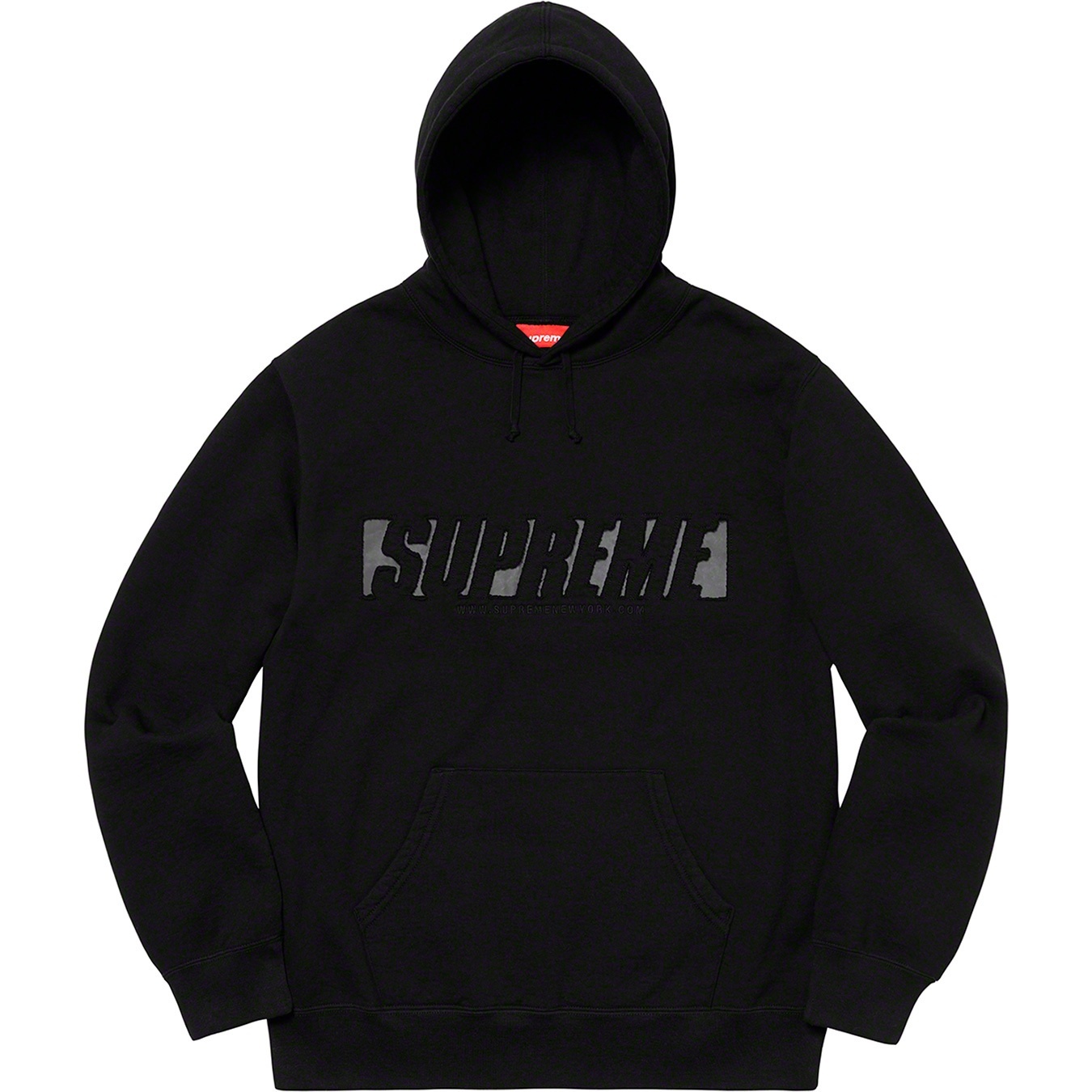 Reflective Cutout Hooded Sweatshirt view 9